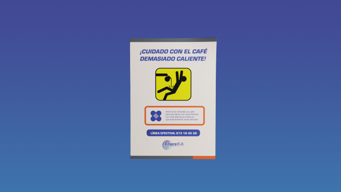 Poster ¡Cuidado con el café! - Imagen 2